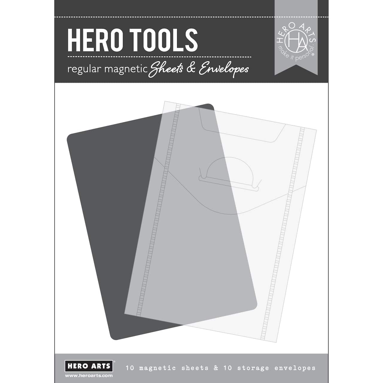 Hero Arts® Magnetic Regular Sheets & Storage Envelopes, 10ct.